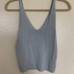 Blue Urban Outfitters knitted top